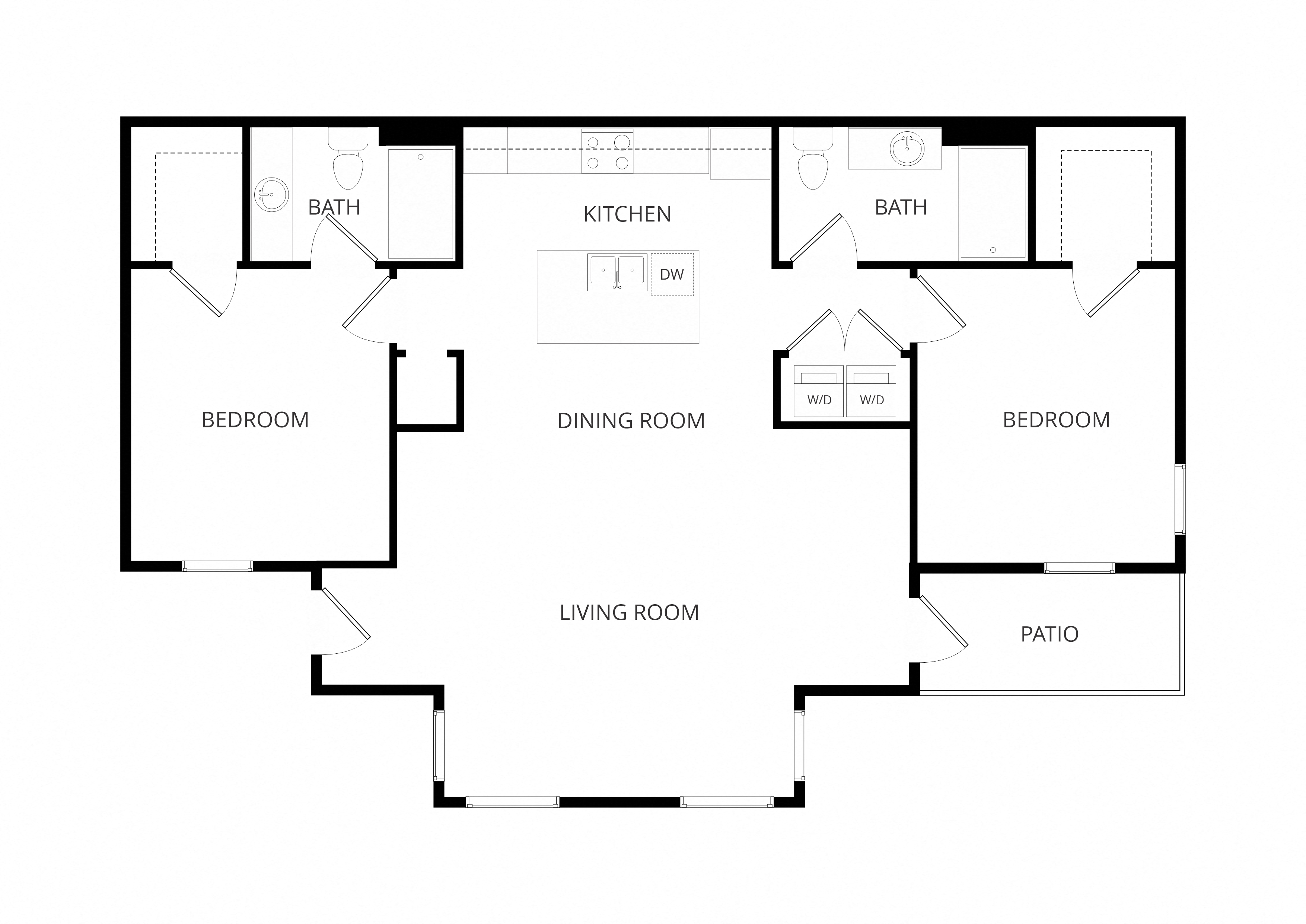 Unit Plan B1 floor plan